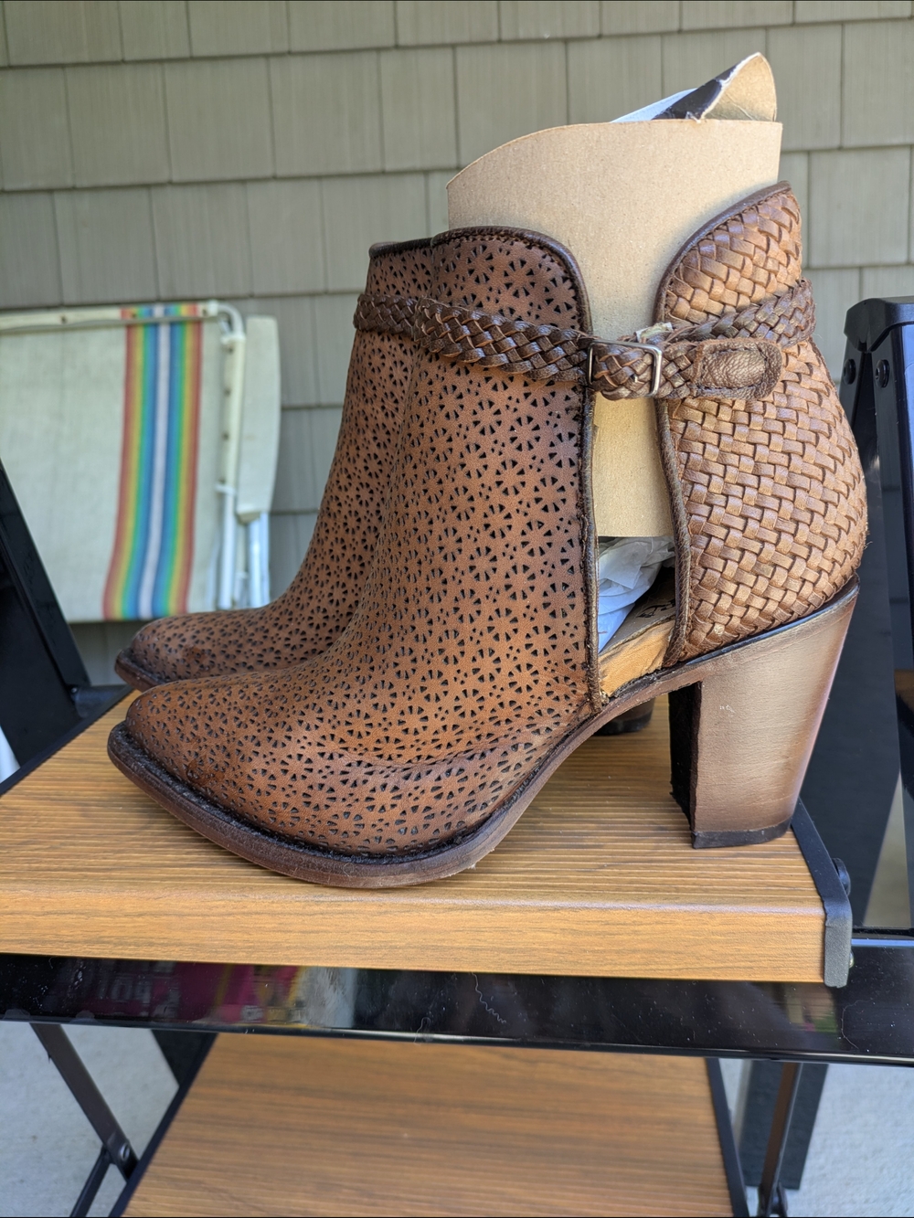 Cuadra Brown Leather Ankle Boots - Women's Heeled Booties